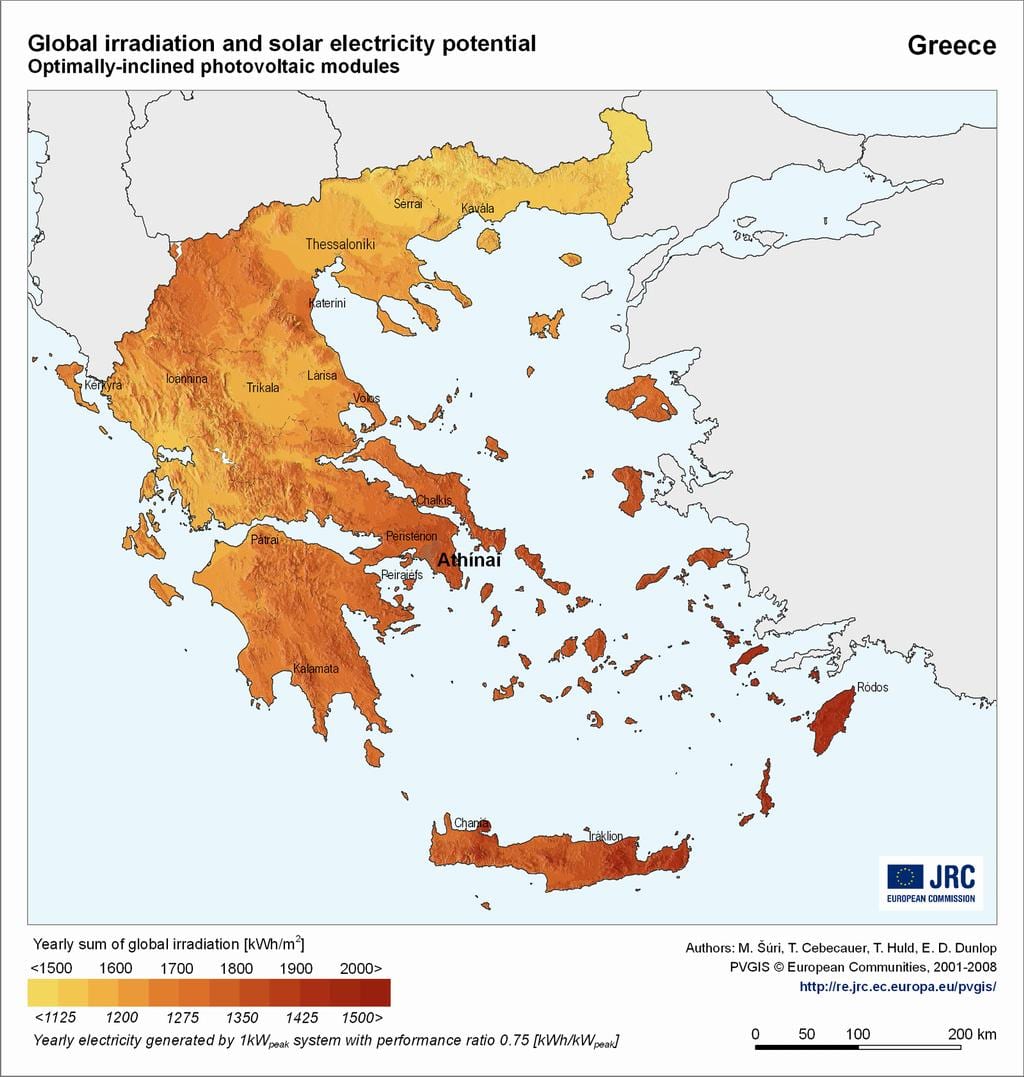 Hellas sluníčko mapě