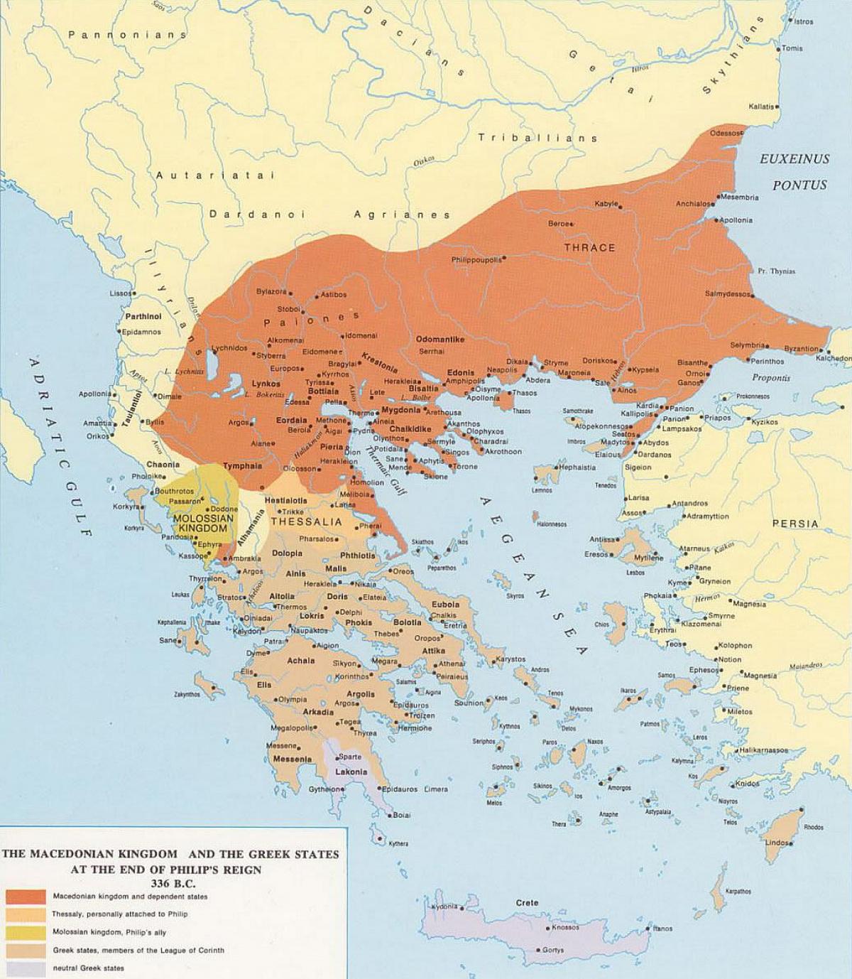 Thrákie Mapa | MAPA