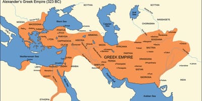 Mapa řecké civilizace