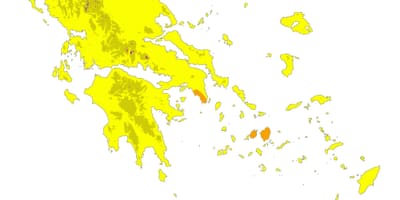Klima mapa Řecka