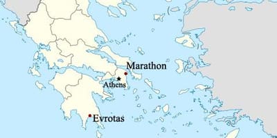Mapa Marathon Řecko