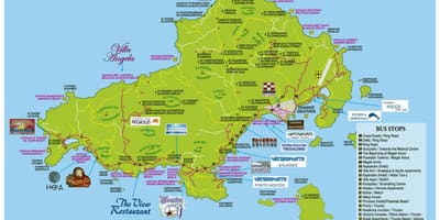 Skiathos Řecko mapa