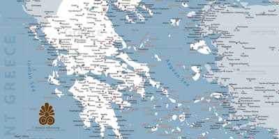 Mapa starověkého Řecka