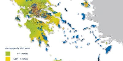 Mapa větru mapě